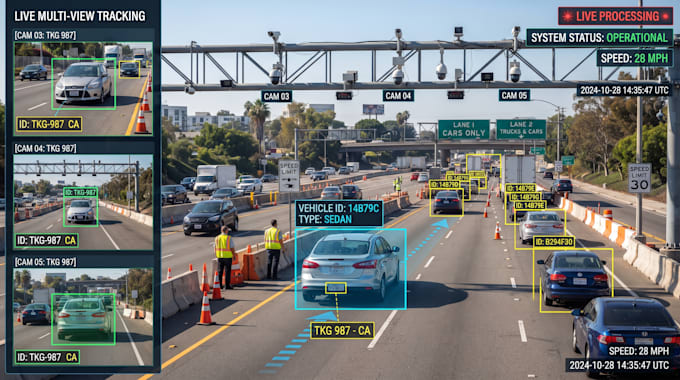 build real time vehicle tracking with license plate recognition