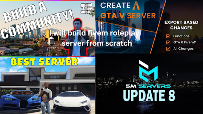 build a custom fivem roleplay server from scratch