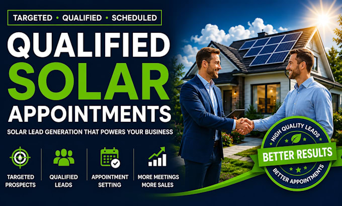 selling qualified solar leads and appointments