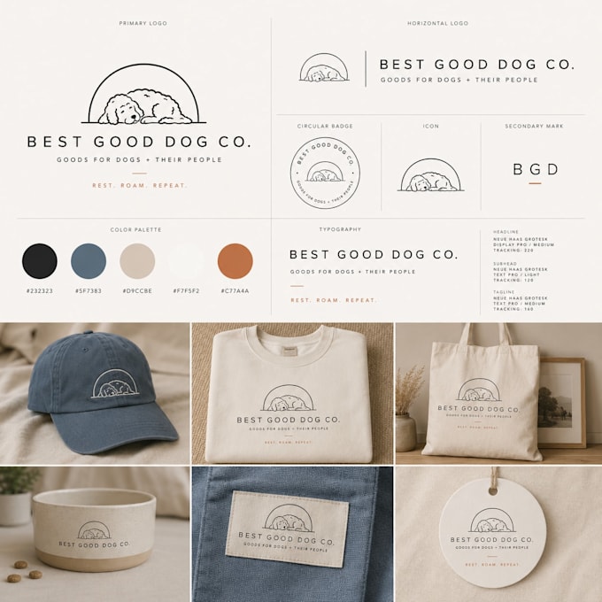 do your modern logo and brand expert for start ups