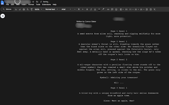 write an episode of your TV show