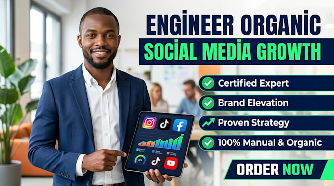 engineer organic social media growth and brand elevation