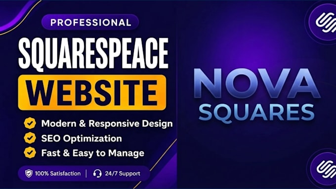 build squarespace website design, website