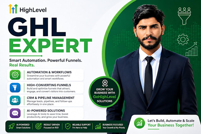 build gohighlevel automations, workflows and lead nurturing