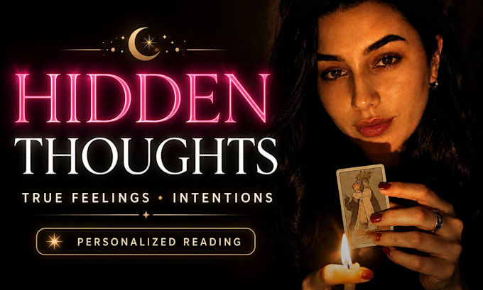 do a psychic reading on their hidden thoughts and feelings