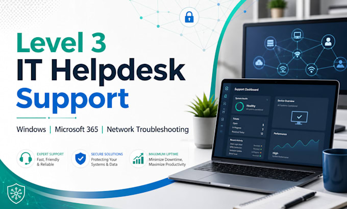 provide level 3 IT helpdesk and windows support