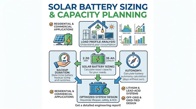 do solar battery sizing battery storage sizing and battery bank sizing