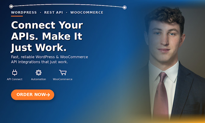 integrate any rest API, wordpress API or woocommerce API into your website