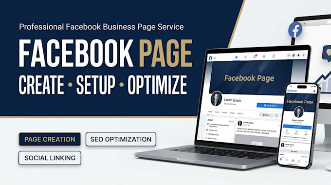 create, setup, link and optimize your facebook business page