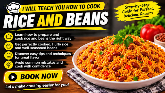 teach you how to cook delicious rice and beans