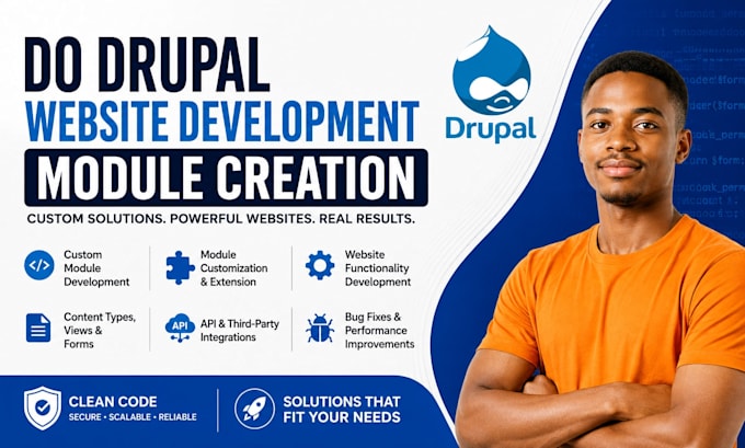 do drupal website development module creation