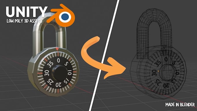 make 3d game ready assets for your unity projects