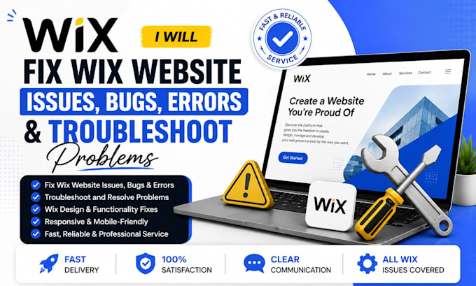 fix wix website issues, bugs and troubleshoot problems