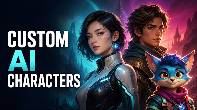 create custom ai characters and digital illustrations
