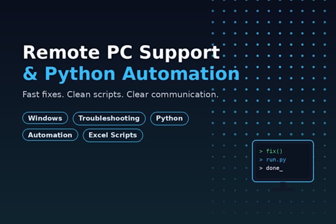 fix your computer issues remotely