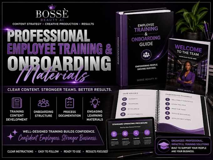 create employee training, onboarding and sop materials