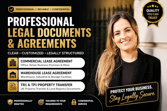 prepare UK tr1 and tp1 property transfer documents
