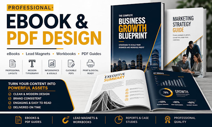 design canva ebook, lead magnet,  editable canva workbook, social media or PDF