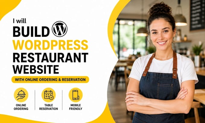 build wordpress restaurant website with online reservations