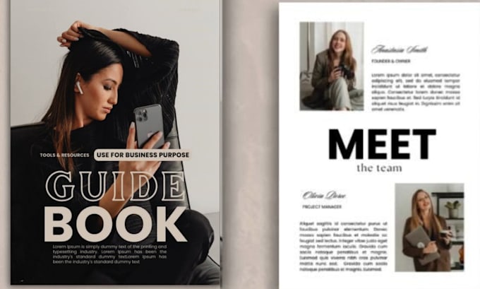 design ebook layout, lead magnet, workbook, coaching ebook and interactive PDF