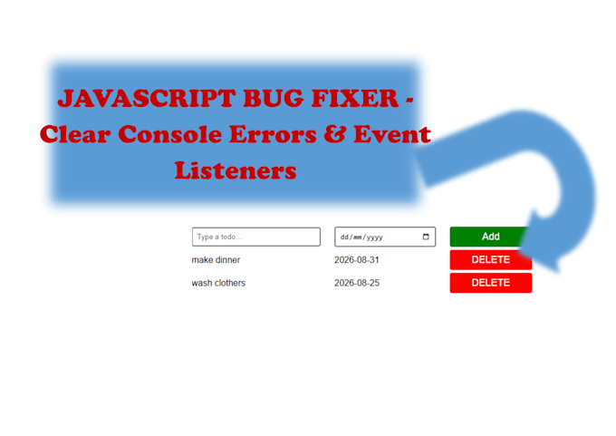 debug your javascript click events array loops and dom error