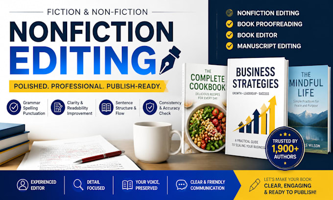 proofread your nonfiction book and improve readability