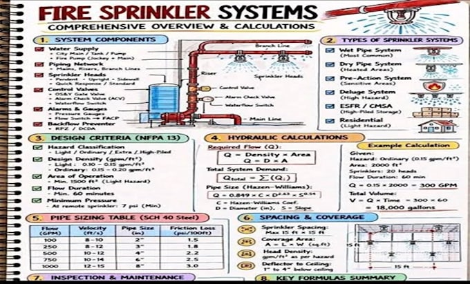 design fire sprinkler plans nepa fire protection   hydraulic calculations