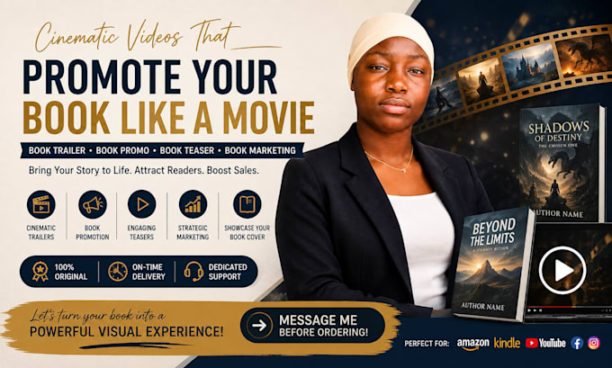 create a cinimatic book trailer