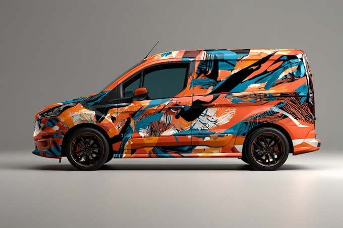 car wrap design, van wrap design