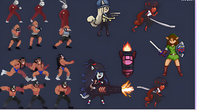 pixel art animation pixel art character sprite nsfw pixel for game art