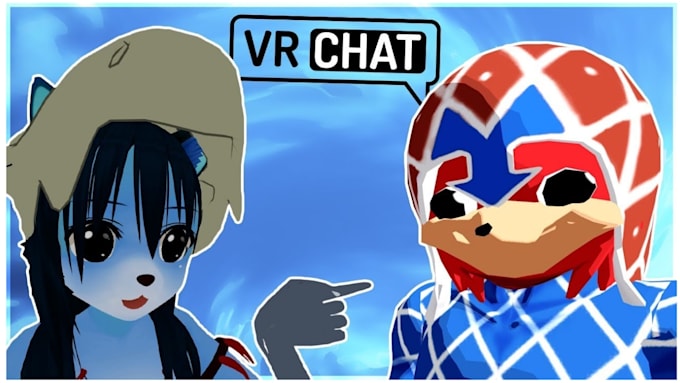 create a custom vrchat avatar, fully rigged and optimized