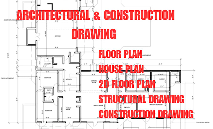 draw 2d floor plan, house plans design, architectural drawings, mep permit