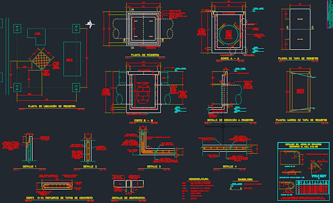 draw architectural structural plans in autocad