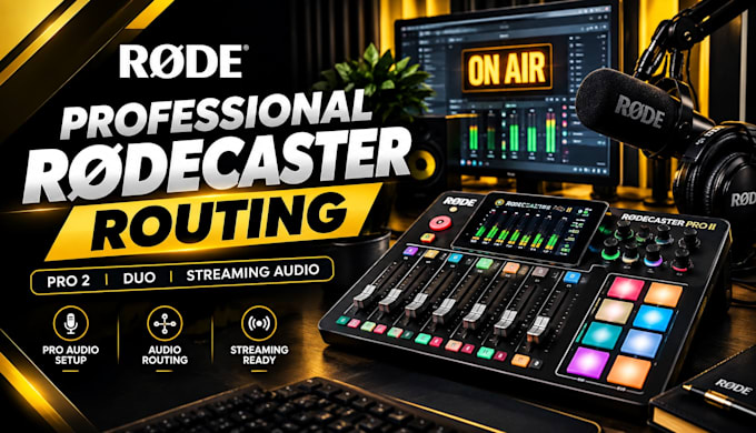 setup rodecaster pro and duo for quality streaming audio
