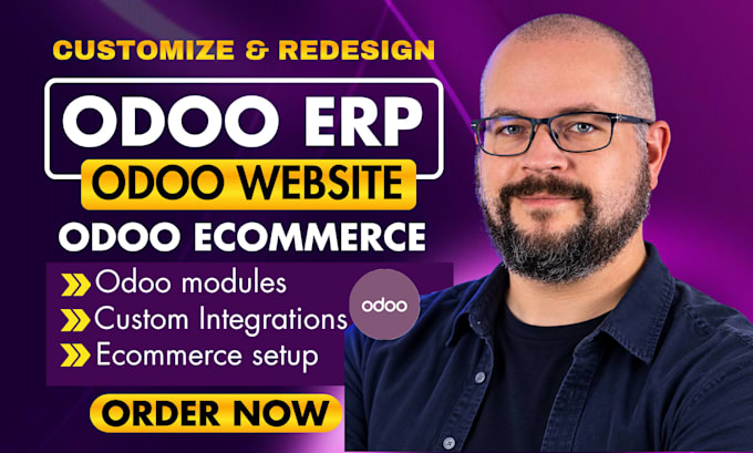 develop, customize and redesign your odoo website, odoo erp and odoo ecommerce
