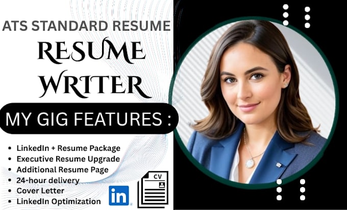 professionally write an ats optimized resume and CV