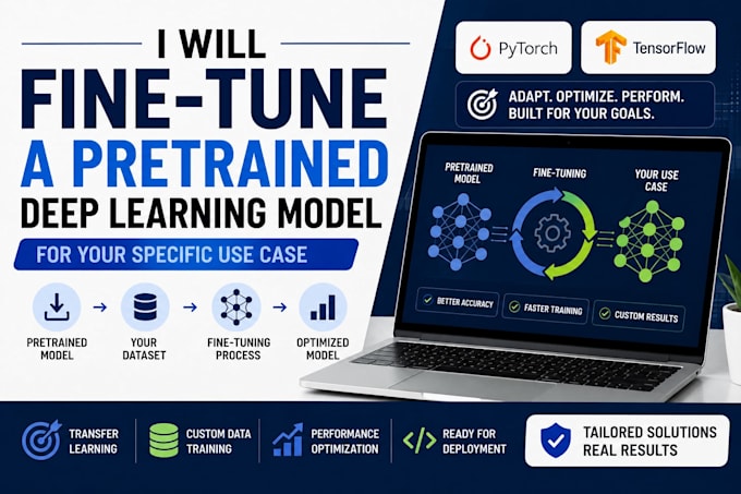 fine tune pretrained deep learning model for your specific use case