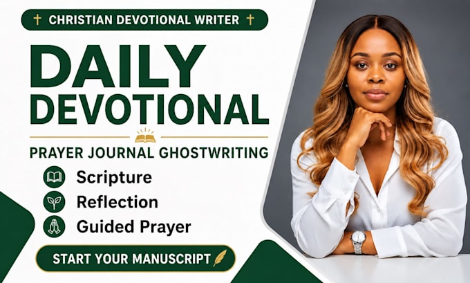 ghostwrite daily devotionals and prayer journals for christian authors