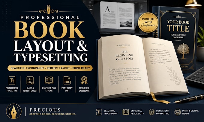 professionally typeset and layout your book for print