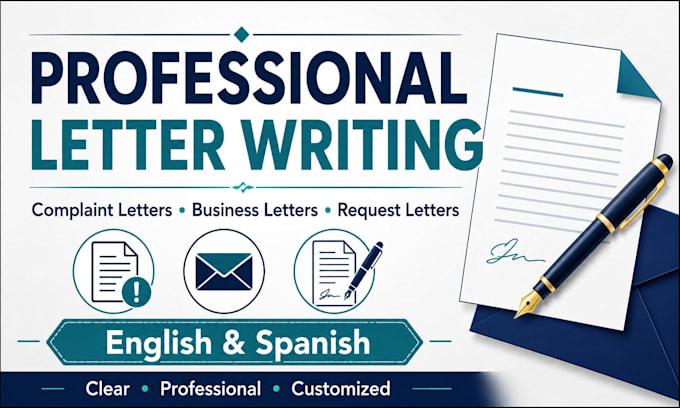 write professional letters and business correspondence