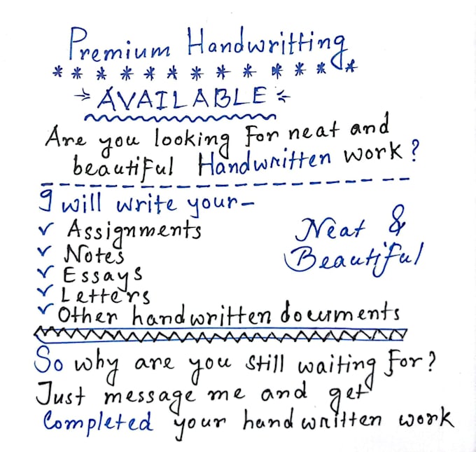write your notes and assignments