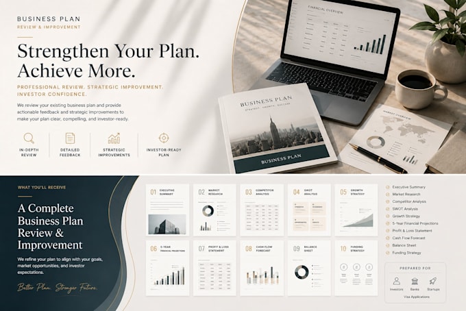 review, improve and professionally edit your business plan