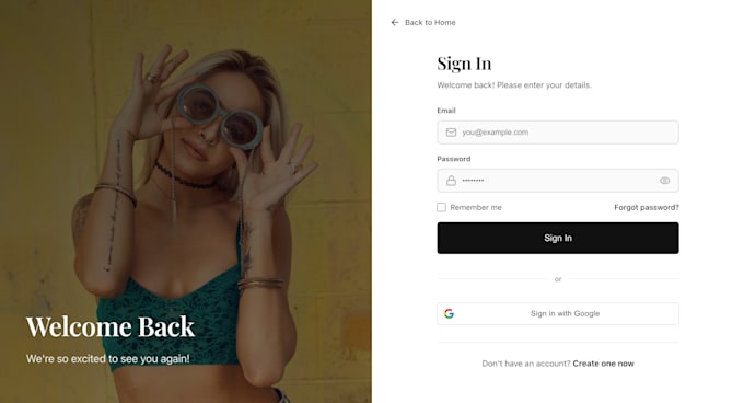 create a full stack website for your business