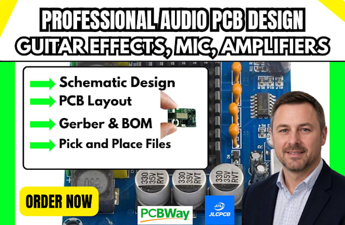 circuit schematic,pcb layout, guitar effects , mic preamp,amplifier,audio device