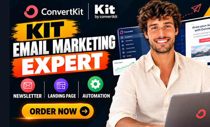 setup convertkit newsletter kit landing page convertkit email marketing expert
