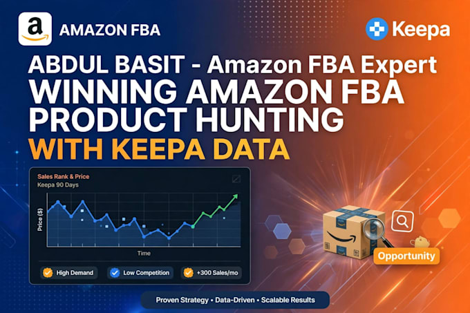 hunt 3 winning amazon fba product with keepa data