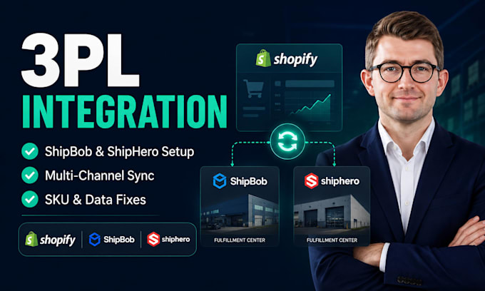 fix broken 3pl integration, shipbob setup, shiphero inventory sync