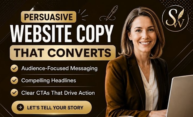 write engaging website copy, website content and SEO copywriting