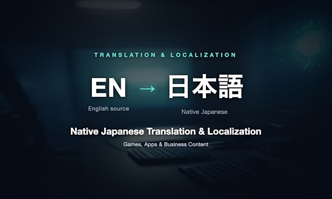 translate and localize your content into natural japanese