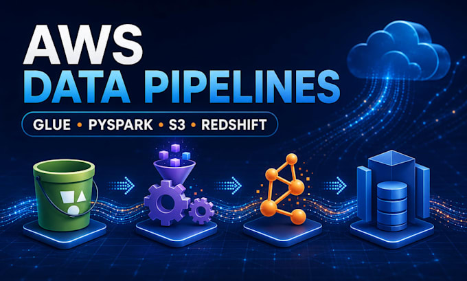 build and optimize AWS glue etl data pipelines